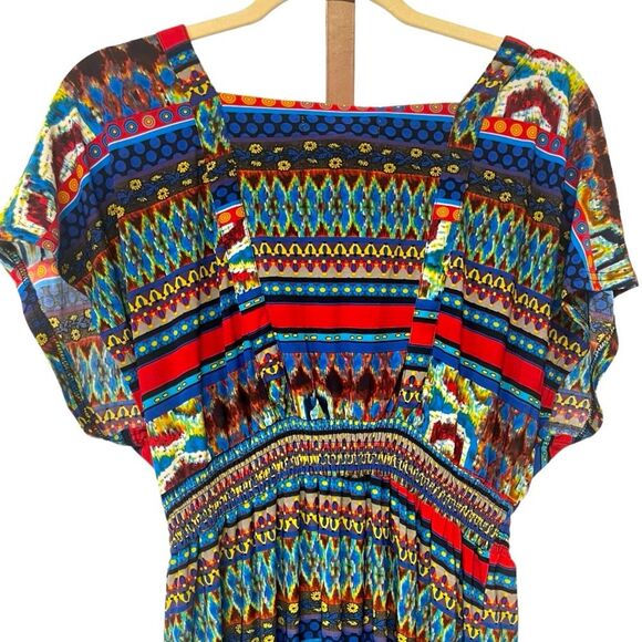 Tantrums Navajo Full Color Super Stretch Maxi Dress-Size PL - Picture 6 of 9